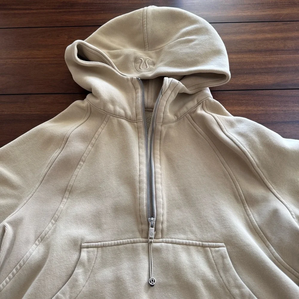 Lululemon Women’s Scuba Oversized 1/2 Zip Hoodie Trench‎ Size M/L